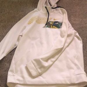 White Nike hoodie